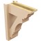 Ekena Millwork 5 1/2-in W x 12-in D x 16-in H Balboa Trad Rough Cedar Woodgrain TimberThane Outlooker, Primed Tan OUTUR055X12X16BOA04RCPR - alternate 5